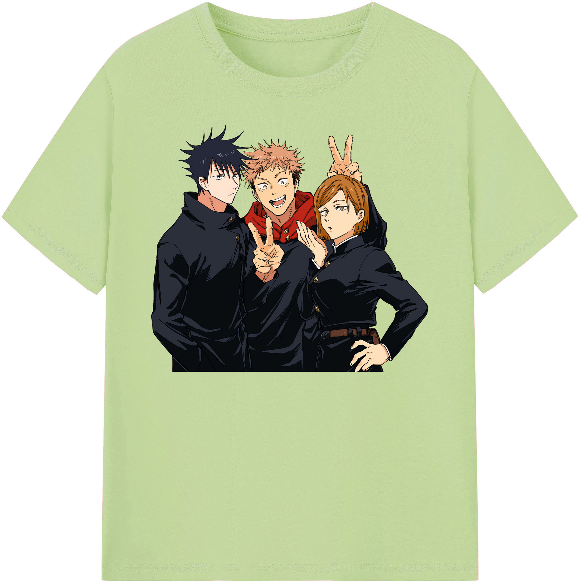 （画像用） 呪術廻戦 Jujutsu Kaisen 綿100％半袖Tシャツ（フロントプリント）